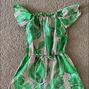 One piece off shoulder romper small